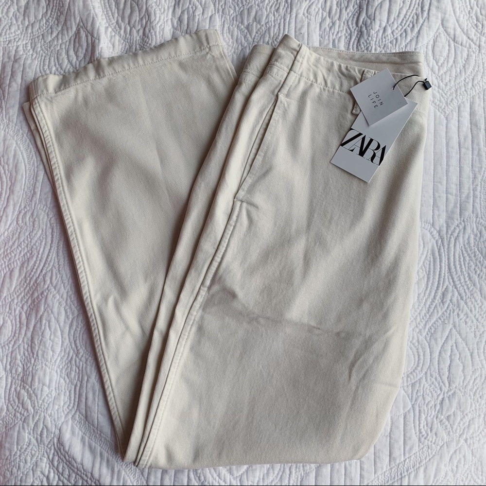 NWT Zara Barrel Fit Pants
